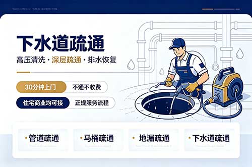 蚌埠下水道疏通